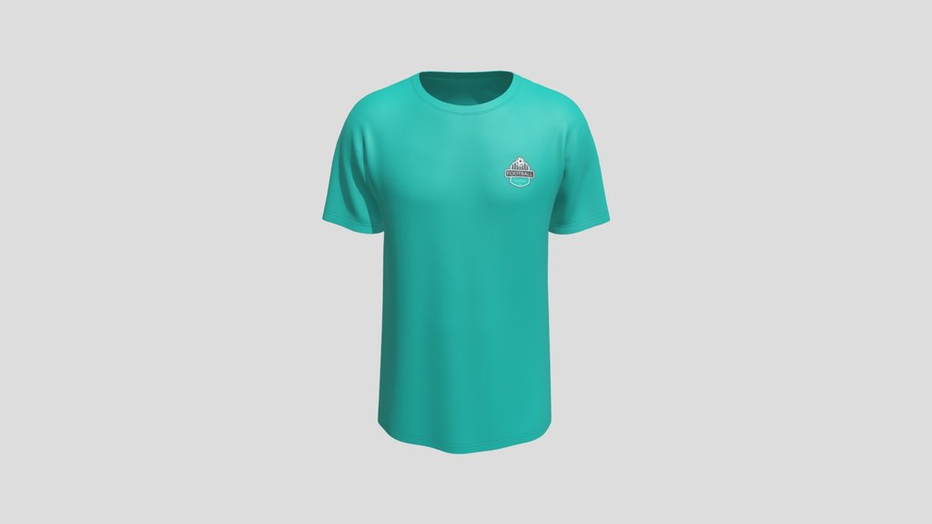 Teal Athletic Football T Shirt