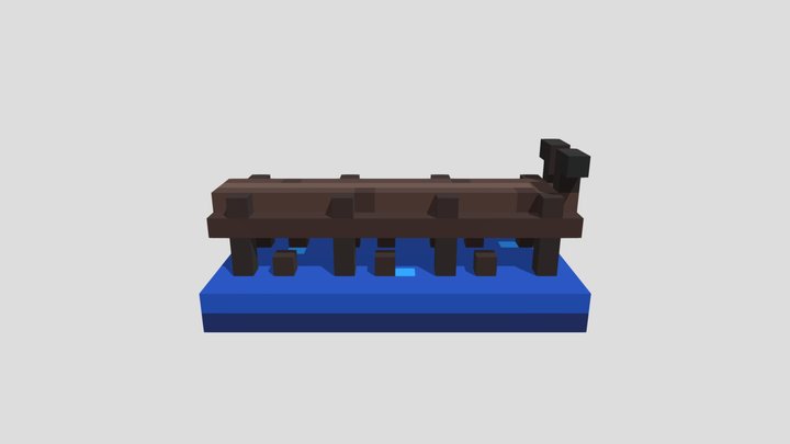 Jetty - Voxel 32x32 – Gratis 3D-model STL