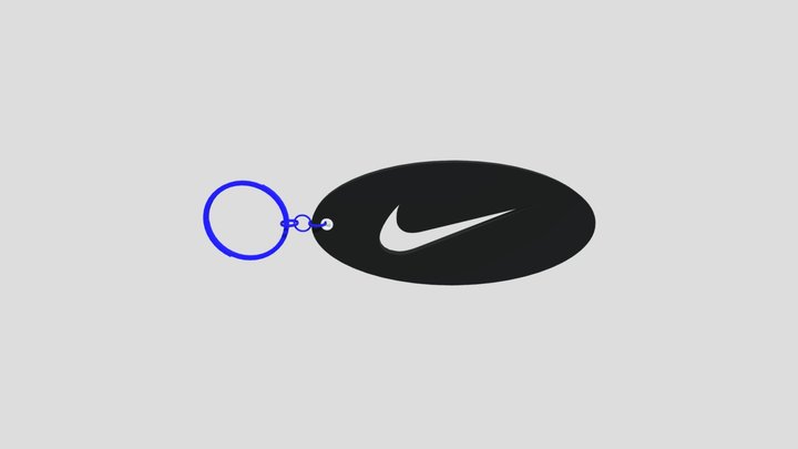 Nike Keychain 3D Model