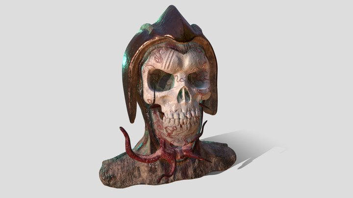 Throat Worm 3D Model