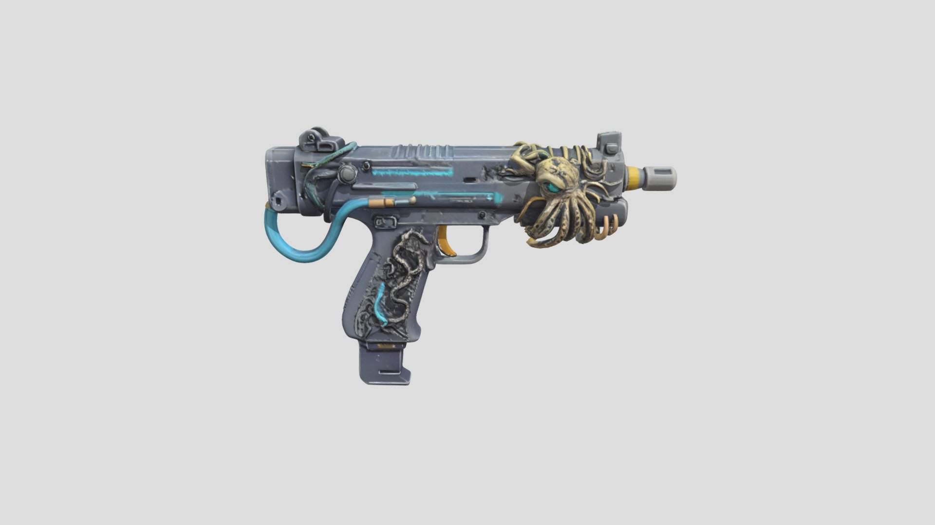 godlike Cthulhu pistol クトゥルフ・ピストルКтулху пистолет - Download Free 3D ...