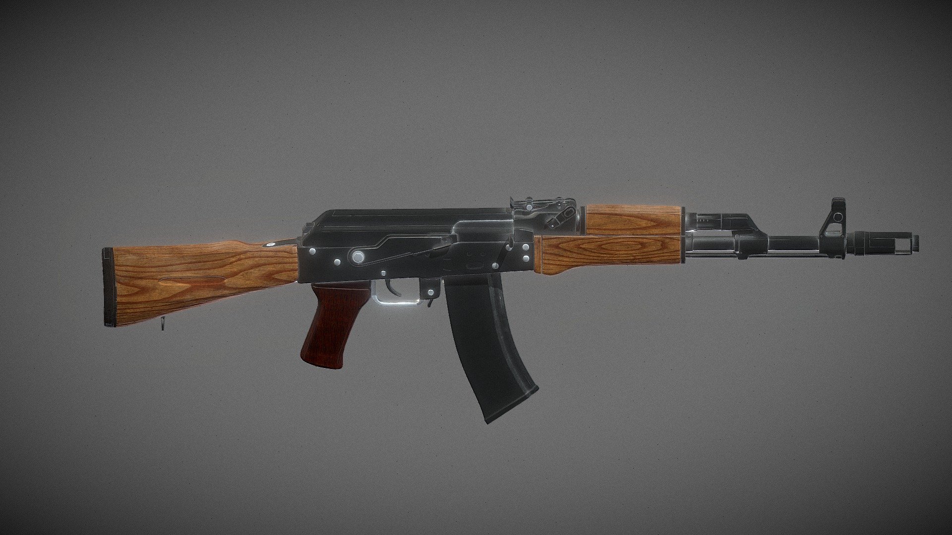 Ak-74 3d model - 3D model by Amin Adukov (@Aminchok) [33e8069] - Sketchfab