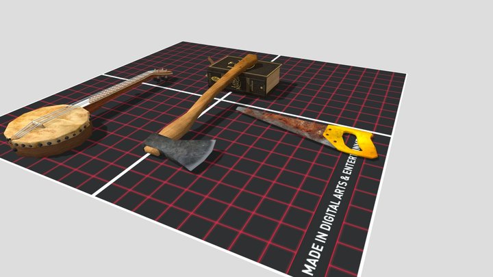 DAE 5 Finished props - Forest Loner 3D Model