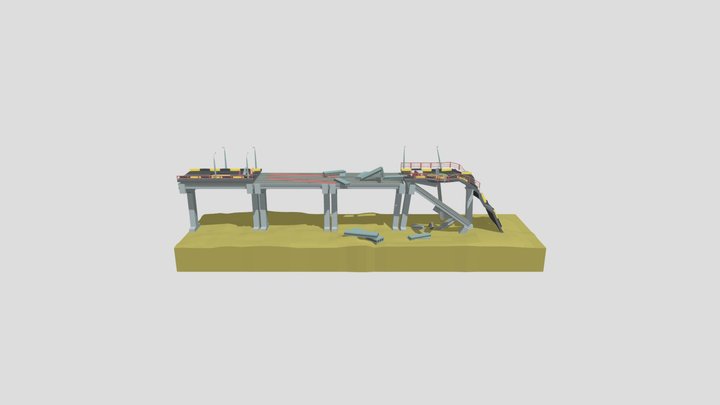 Повреждения_Мосты_Редакция 3D Model