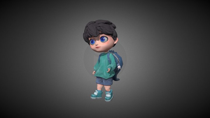 Boy_chibi 3D Model