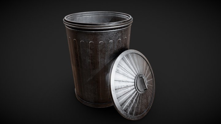 Trash Can 3D Model