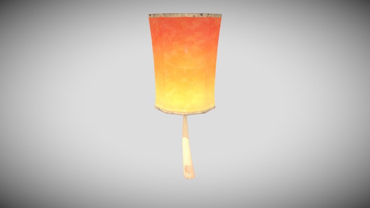 孔明灯 3D Model