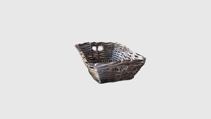 Wicker basket 3D Model