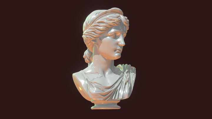 3d model bust – Gratis 3D-model STL