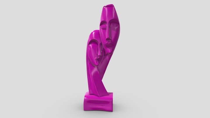 Abstract sculpture – Gratis 3D-model STL