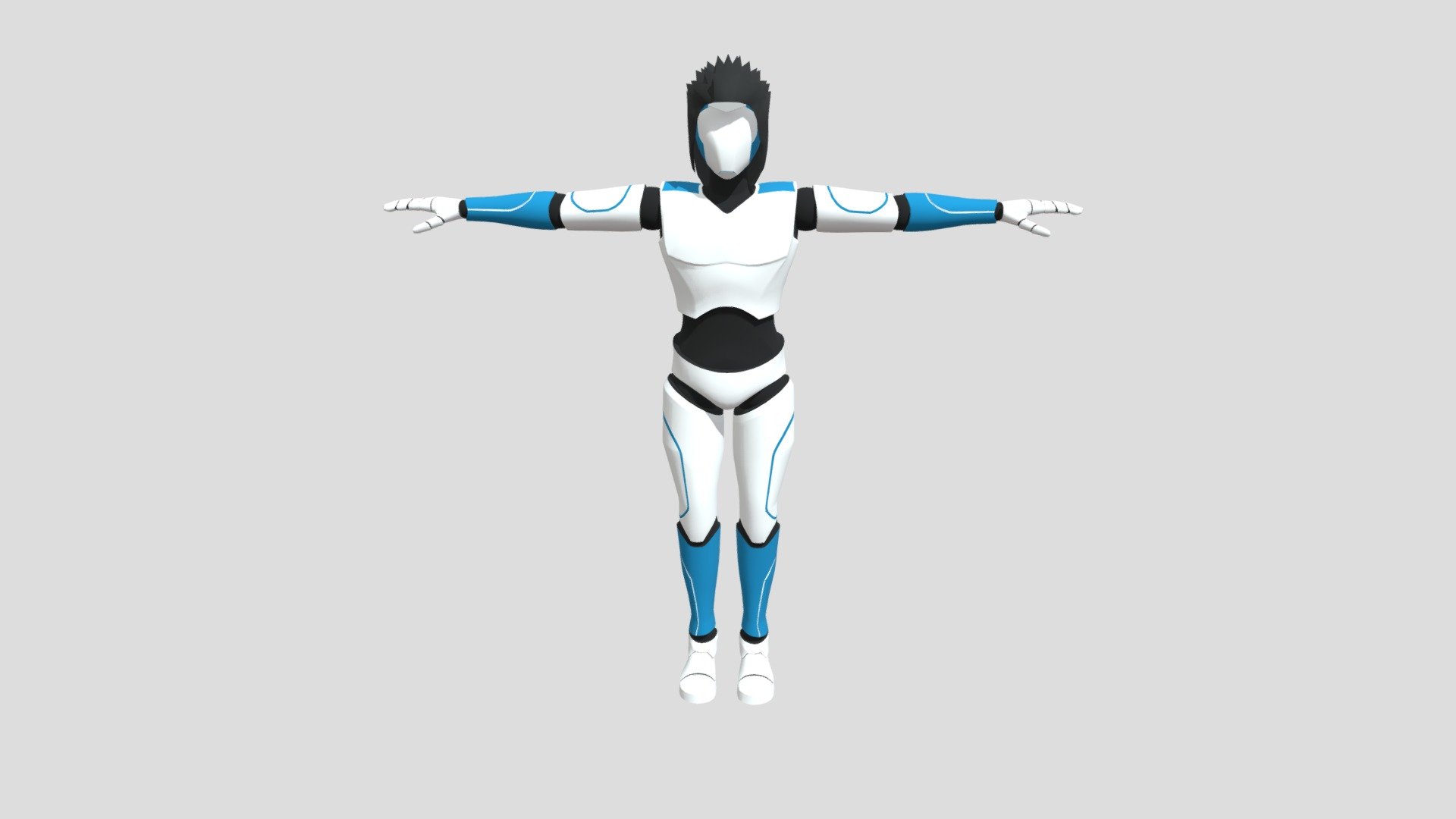 Spikey Male hair avatar Wig Mannequin (Reupload)