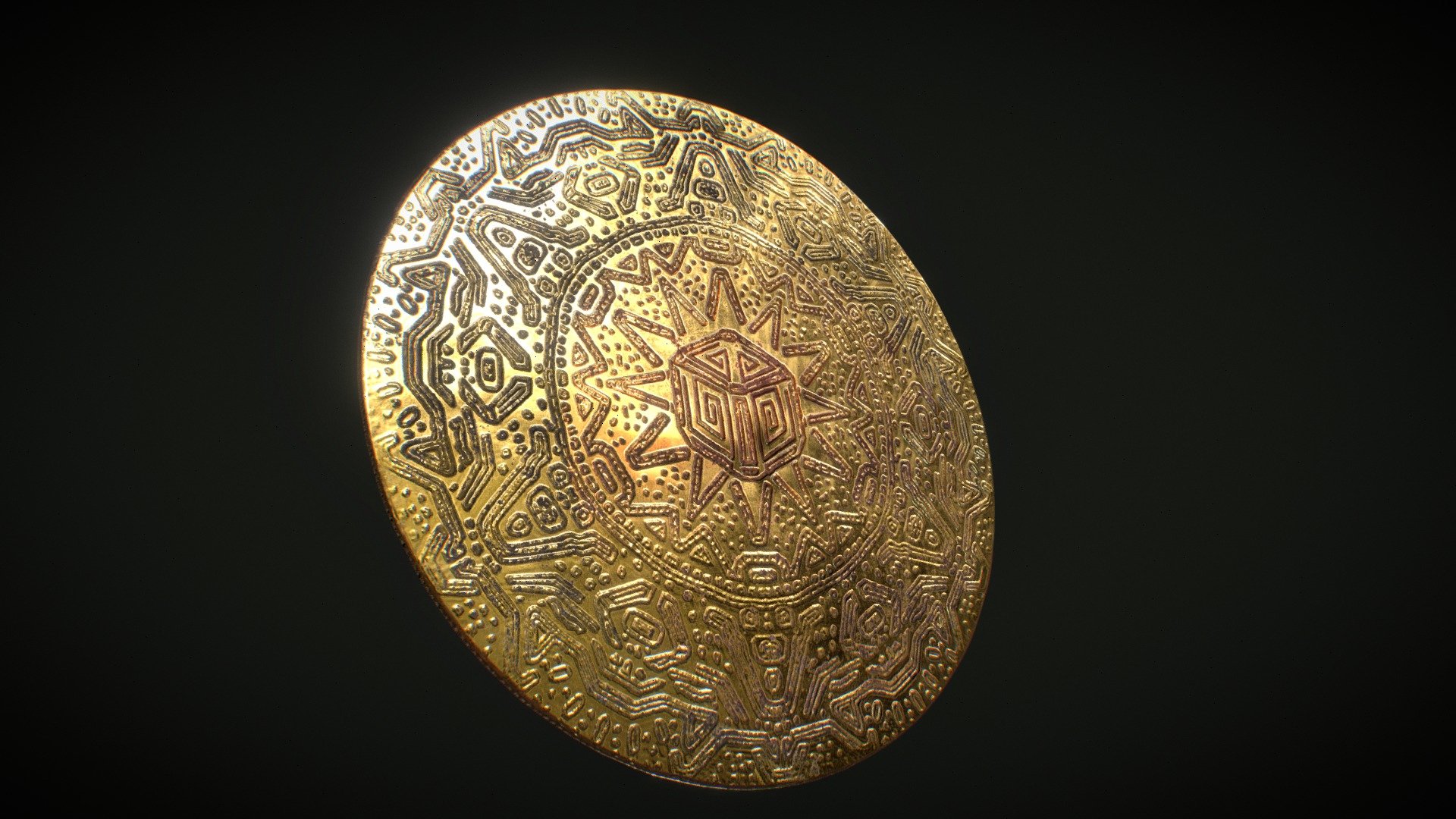 Ancient Coin of the Bevel - Download Free 3D model by CGI Tutorials ...