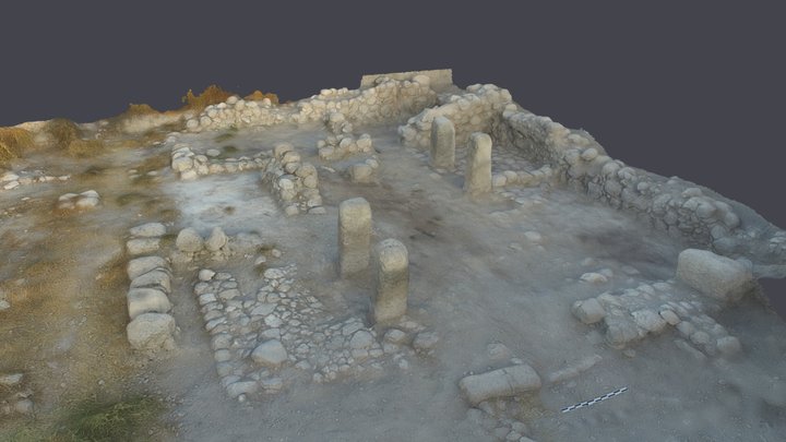 Ruins of an elite four-room house, Gezer 3D Model