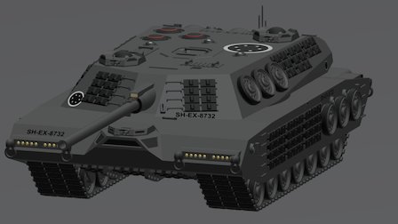 Superheavy Tank Redux 3D Model