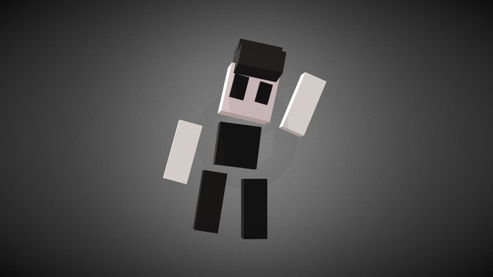 Cube Boy 3D Model