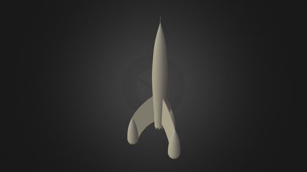 Mrennie Ttrocket Modelling Fbx For Sketchfab 01 3D Model