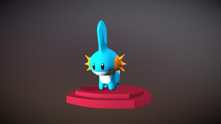 Mudkip 3D Model