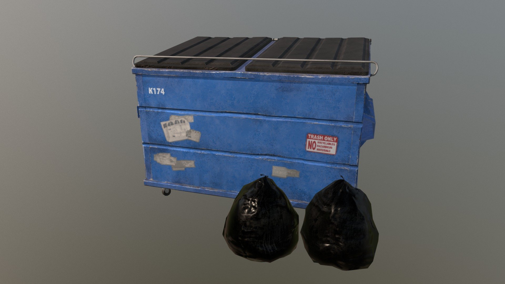 SM Dumpster Red