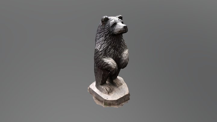 Wooden Bear - Photogrammetry 3D Model