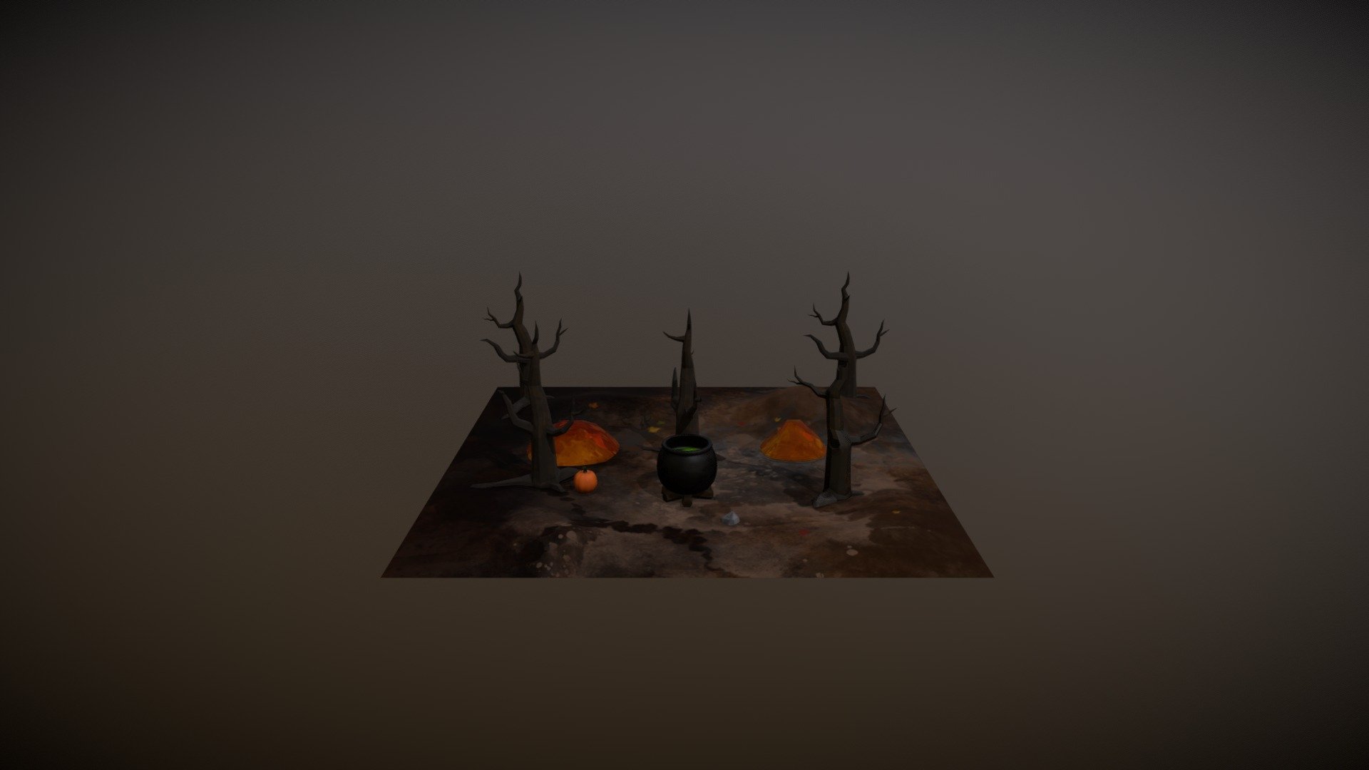 Spooky Scene - 3D model by HLMartin [33f376e] - Sketchfab