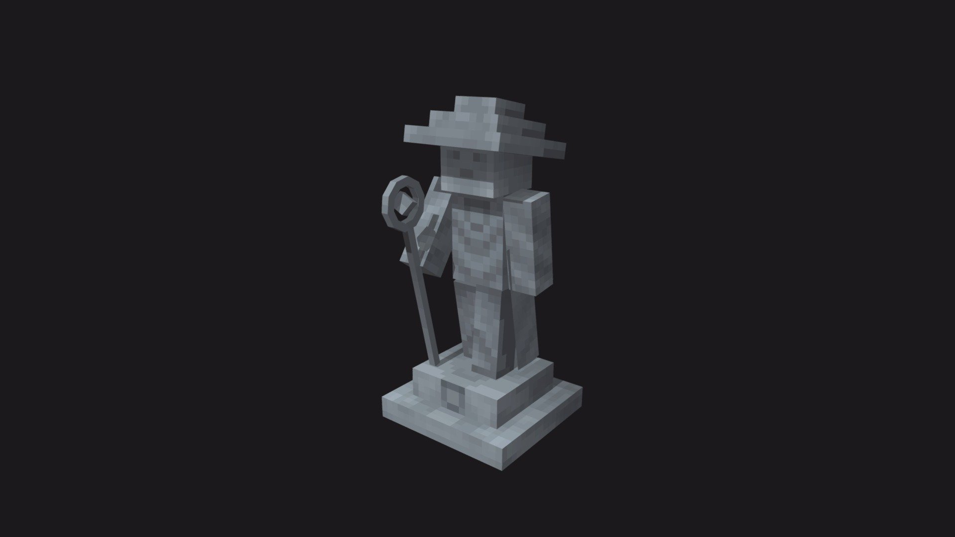 ArtStation - Statue of Wizard - Roblox game