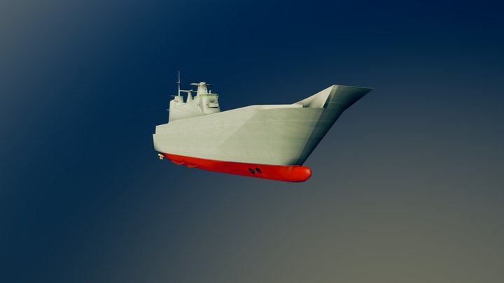 HMAS LHD - Only Indicative 3D Model