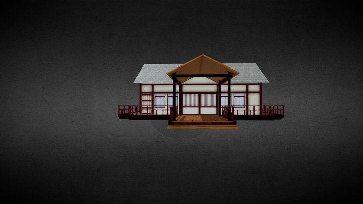 Anime House 3D Model