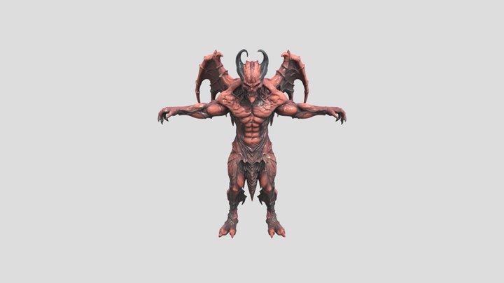 Infernal Guardian 2 3D Model