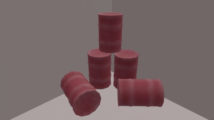 Barrels Closed 3D Model
