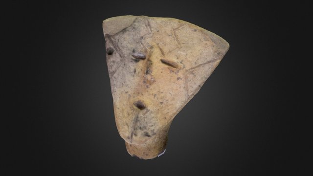 Neolithic Idol head 3D Model