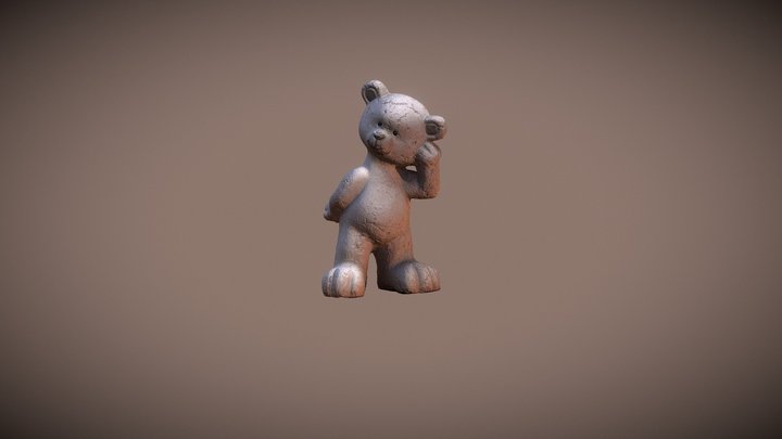 Bear Statue 3D Model