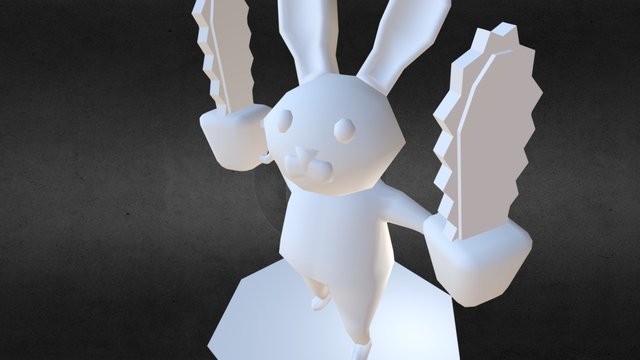 Deadly Bunny 3D Model
