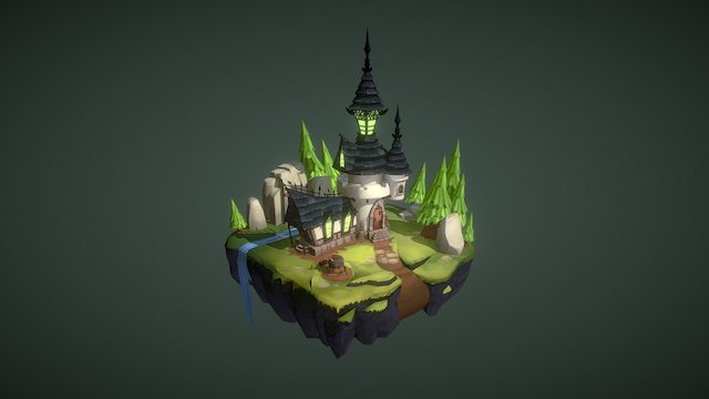 Witch's castle 3D Model