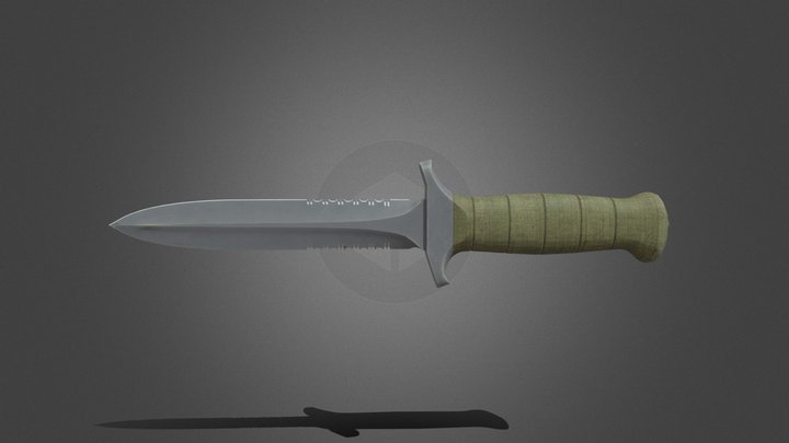 Knife Default_ct | CS2 3D Model