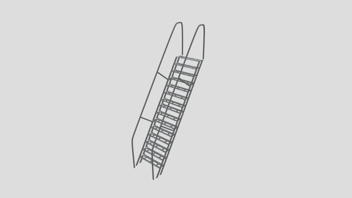 Stair-Ladder 3m 3D Model