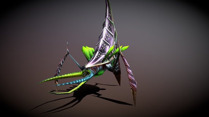 3DRT - Insectoids - boss 3D Model