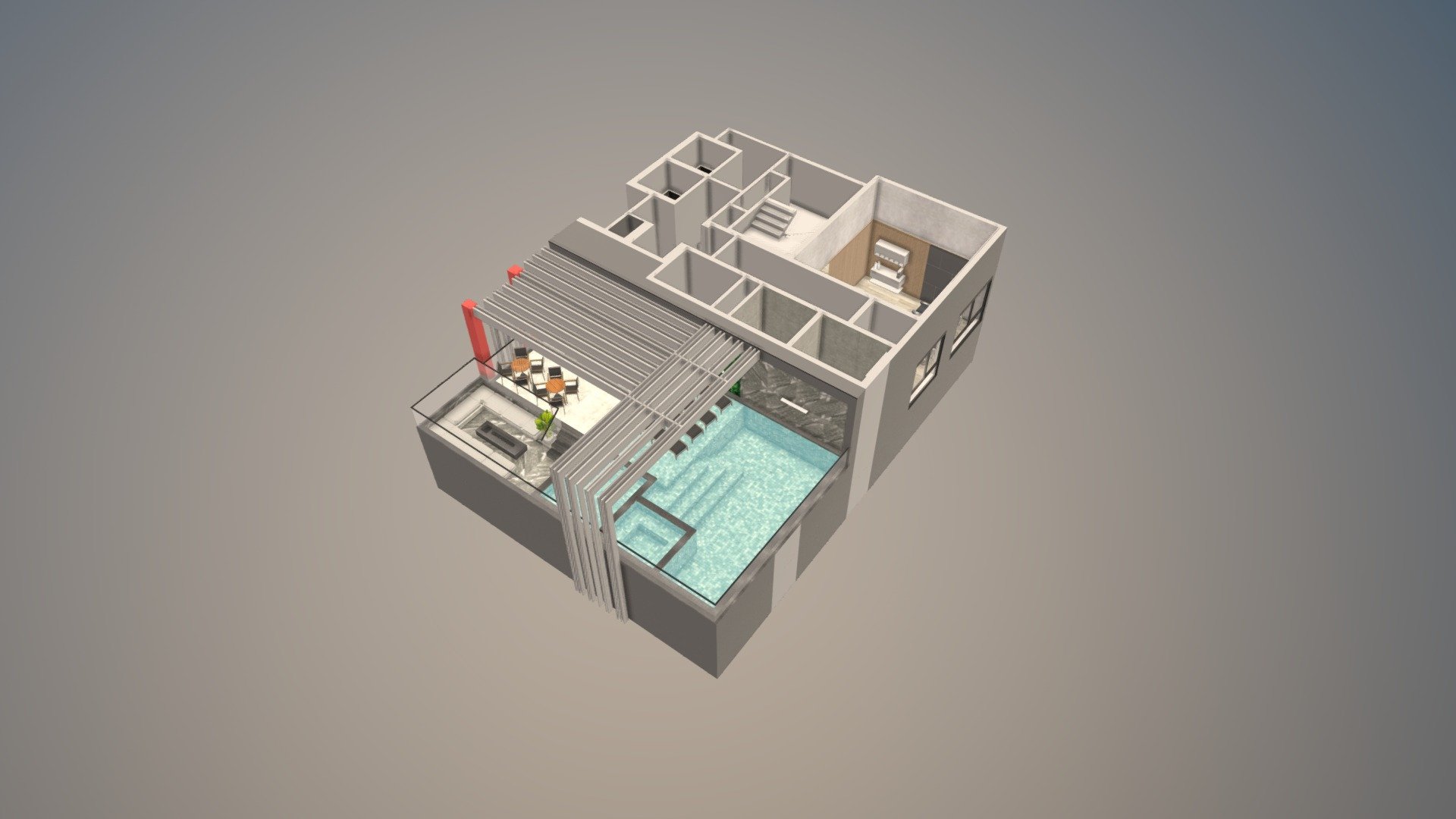 Rooftop - 3D model by Studio 360 (@felipeperini) [33fbc32] - Sketchfab