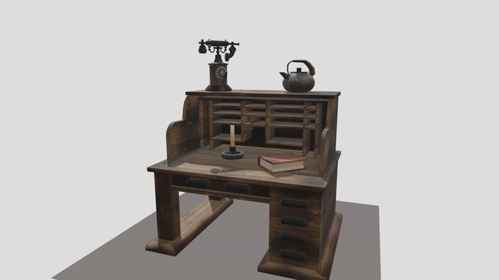 DAE 5 Finished props - Grandma's house 3D Model