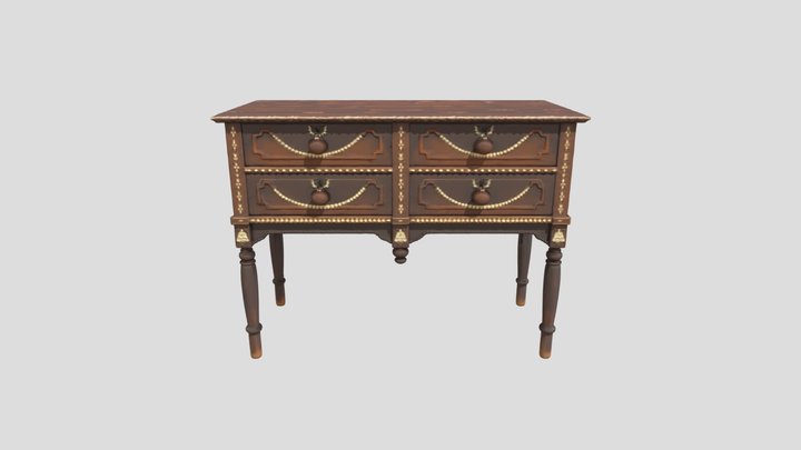Altar Table 3D Model