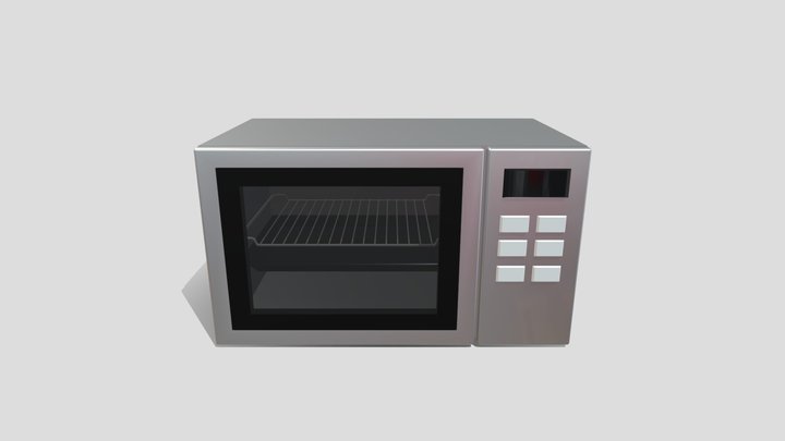 Oven Lowpoly 3D Model