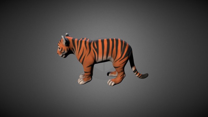Tiger Practise 3D Model