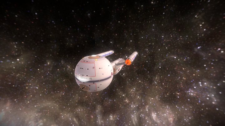 Daedalus, NCC - 150 3D Model