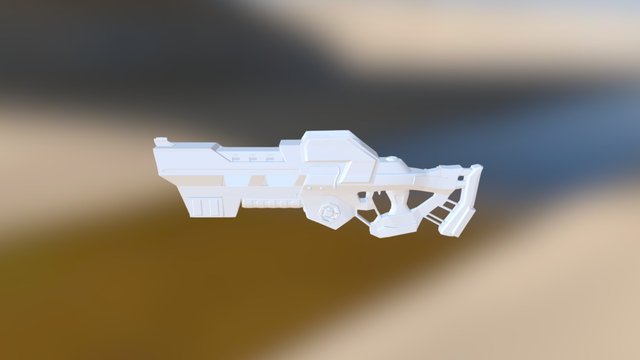 Alien Rifle 3D Model