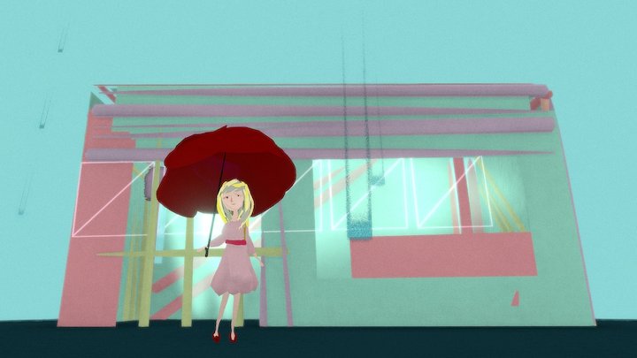 Tilt Brush _Rain 3D Model