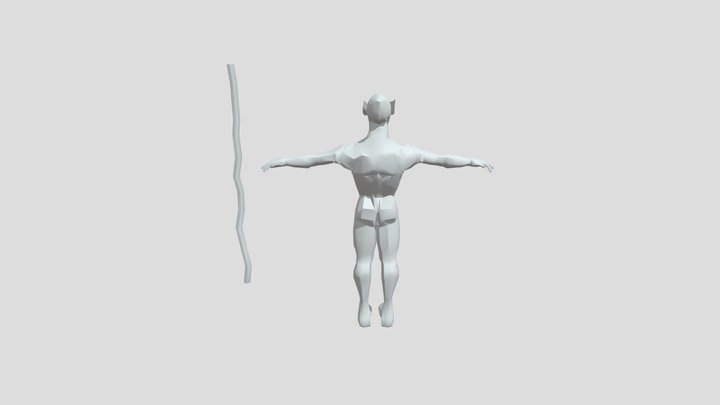 Goblin Mesh **NOW WITH STICK!!** 3D Model