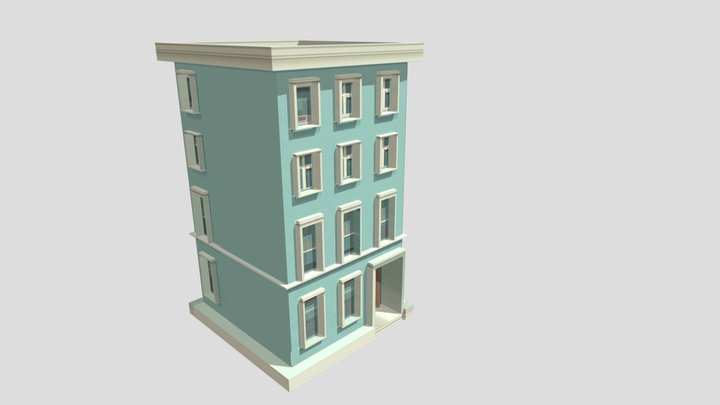 apartment building 3D Model