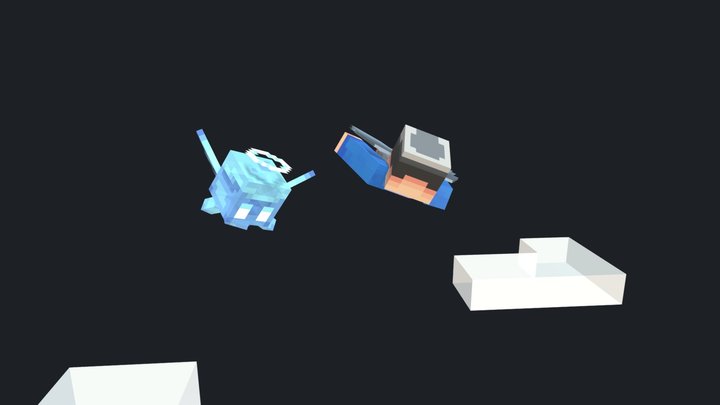 Flying with Allay 3D Model