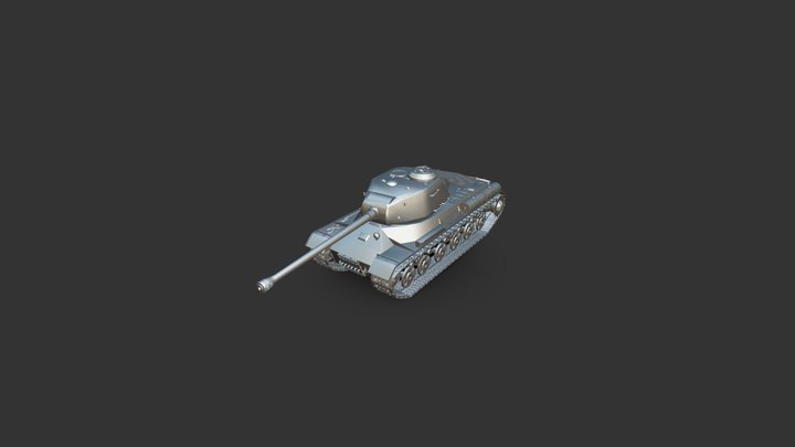 Is2 Tank Model 3D Model