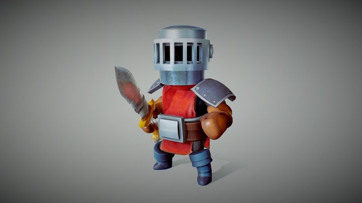 The Cartoon Knight! - Free Download 3D Model