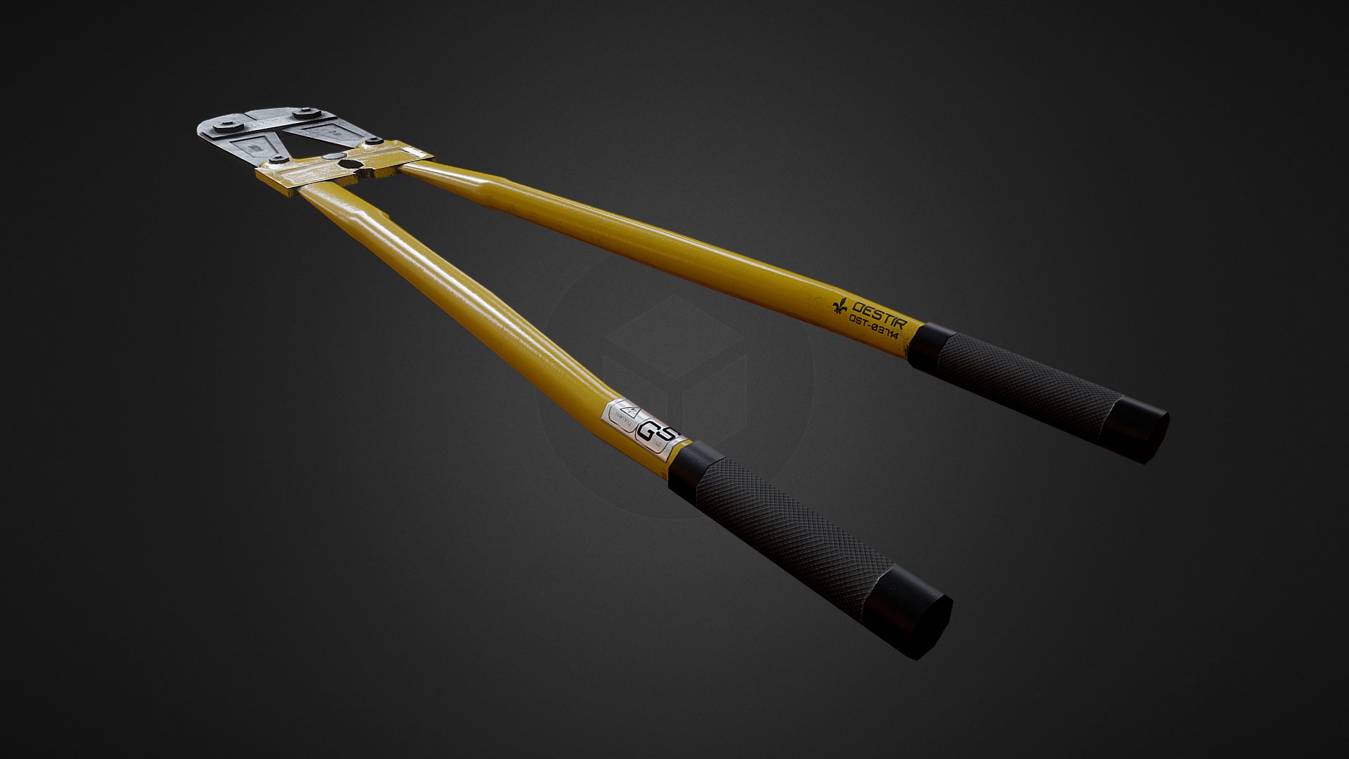 3D model Bolt Cutter - This is a 3D model of the Bolt Cutter. The 3D model is about a close-up of a pen.